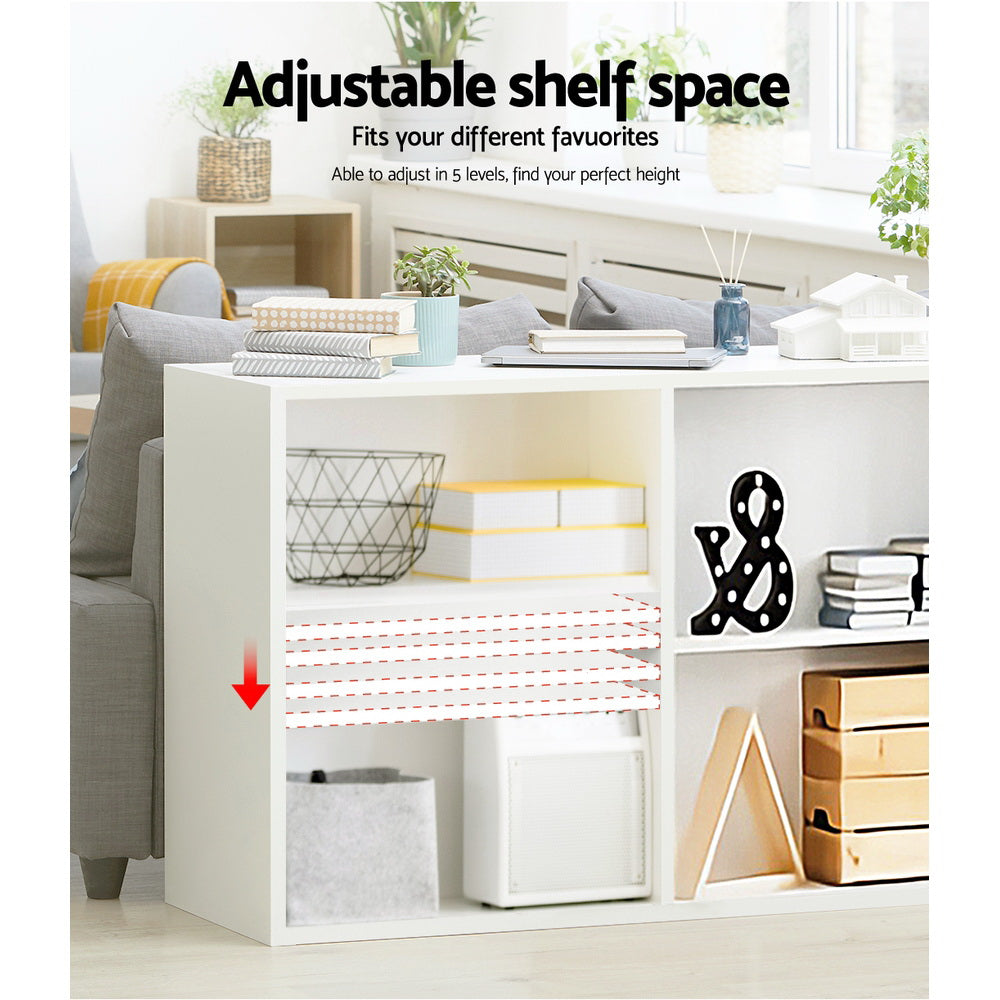 Artiss Bookshelf Set of 3 - VENA White - Cosy Abode