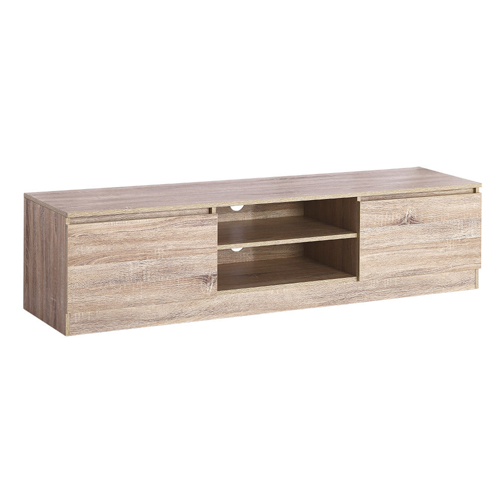 Artiss TV Cabinet Entertainment Unit 160cm Pine Charles - Cosy Abode