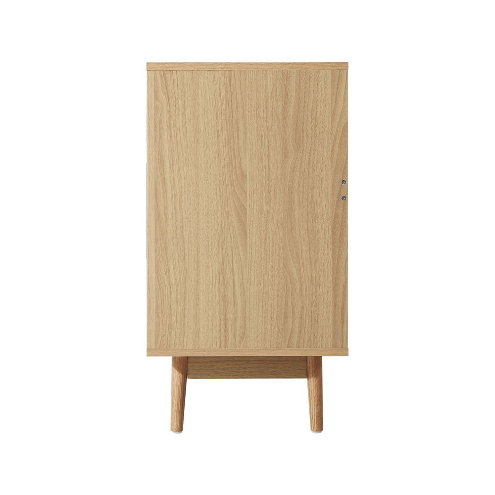 Artiss Rattan Buffet Sideboard - BRIONY Oak - Cosy Abode