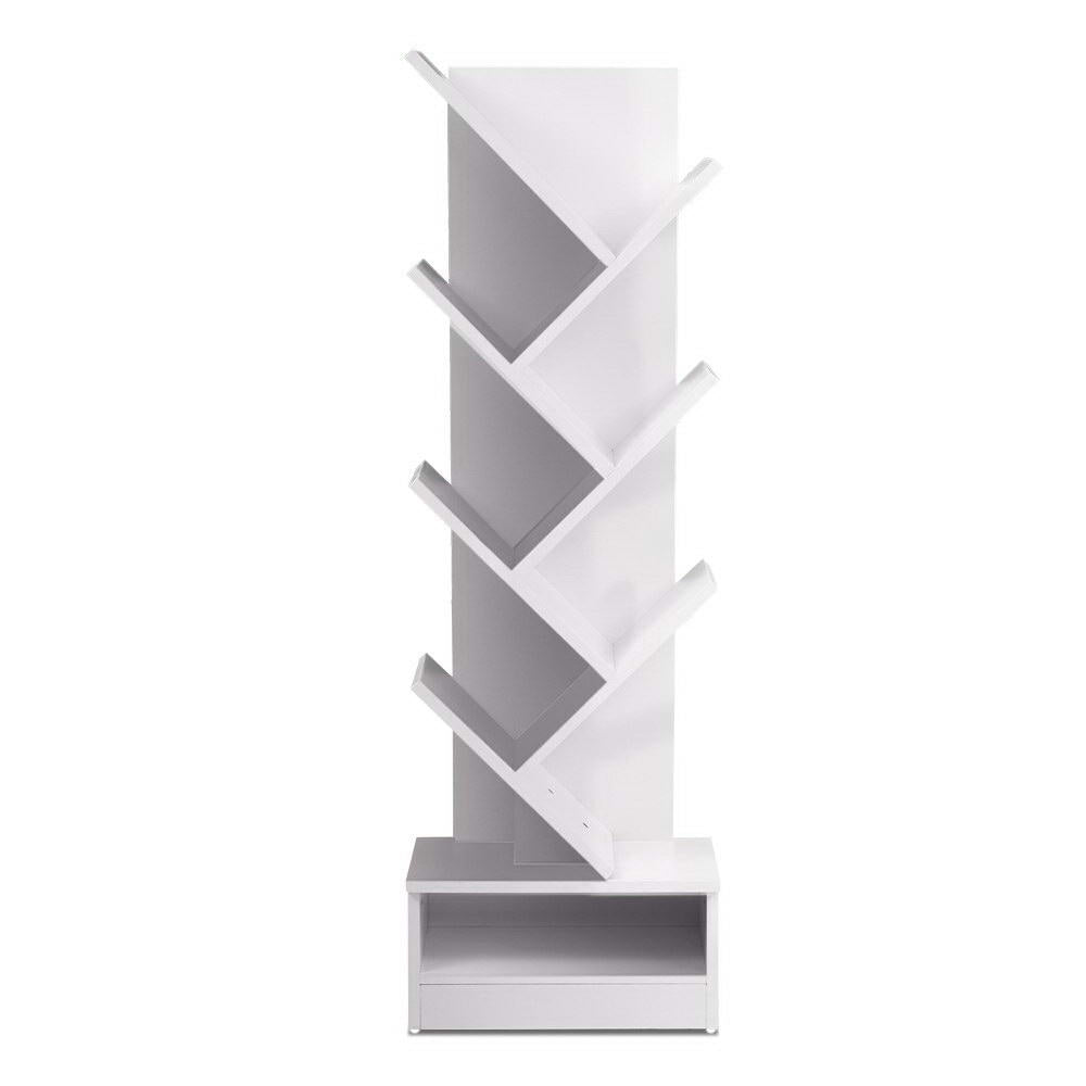 Artiss Tree Bookshelf 7 Tiers - ECHO White - Cosy Abode