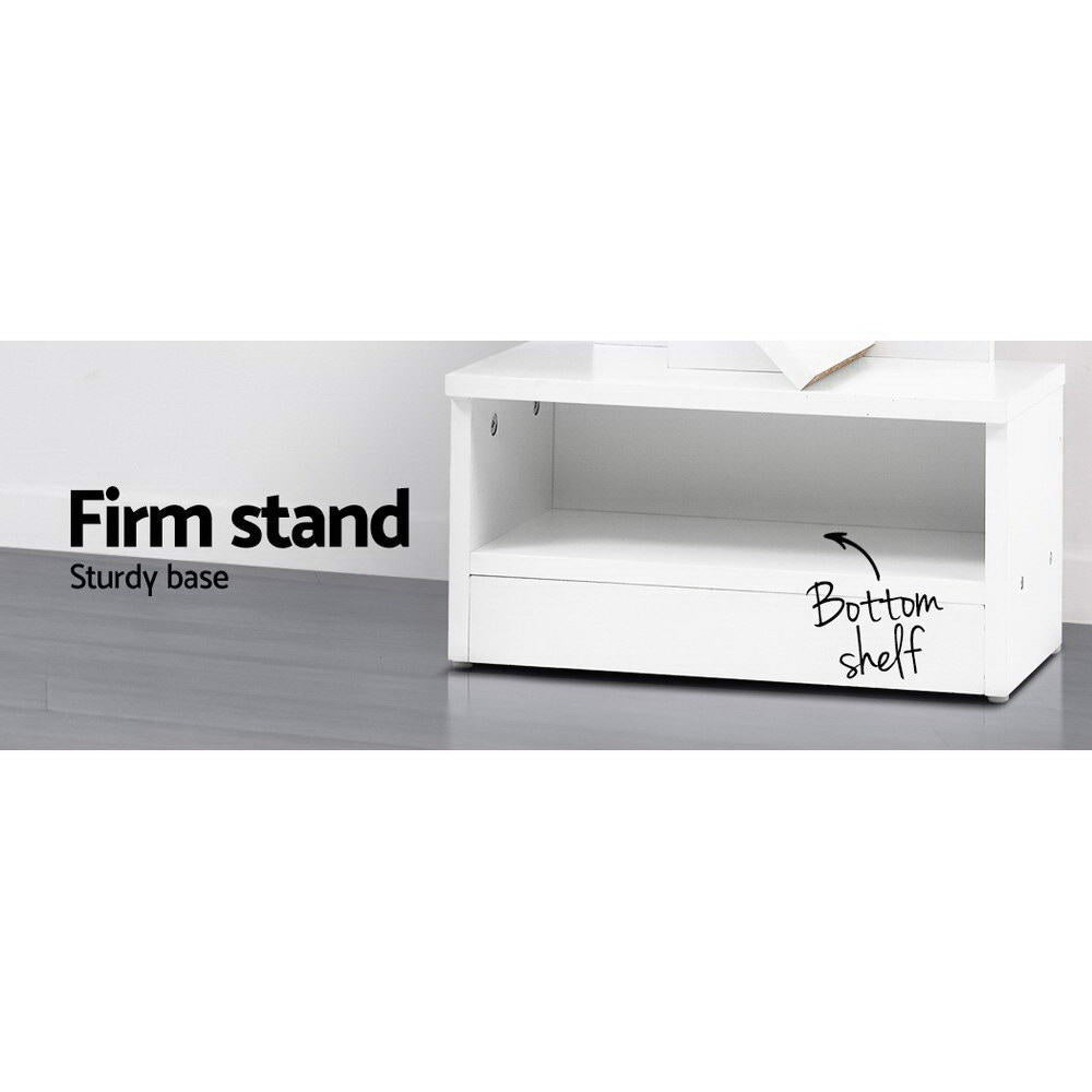Artiss Tree Bookshelf 7 Tiers - ECHO White - Cosy Abode