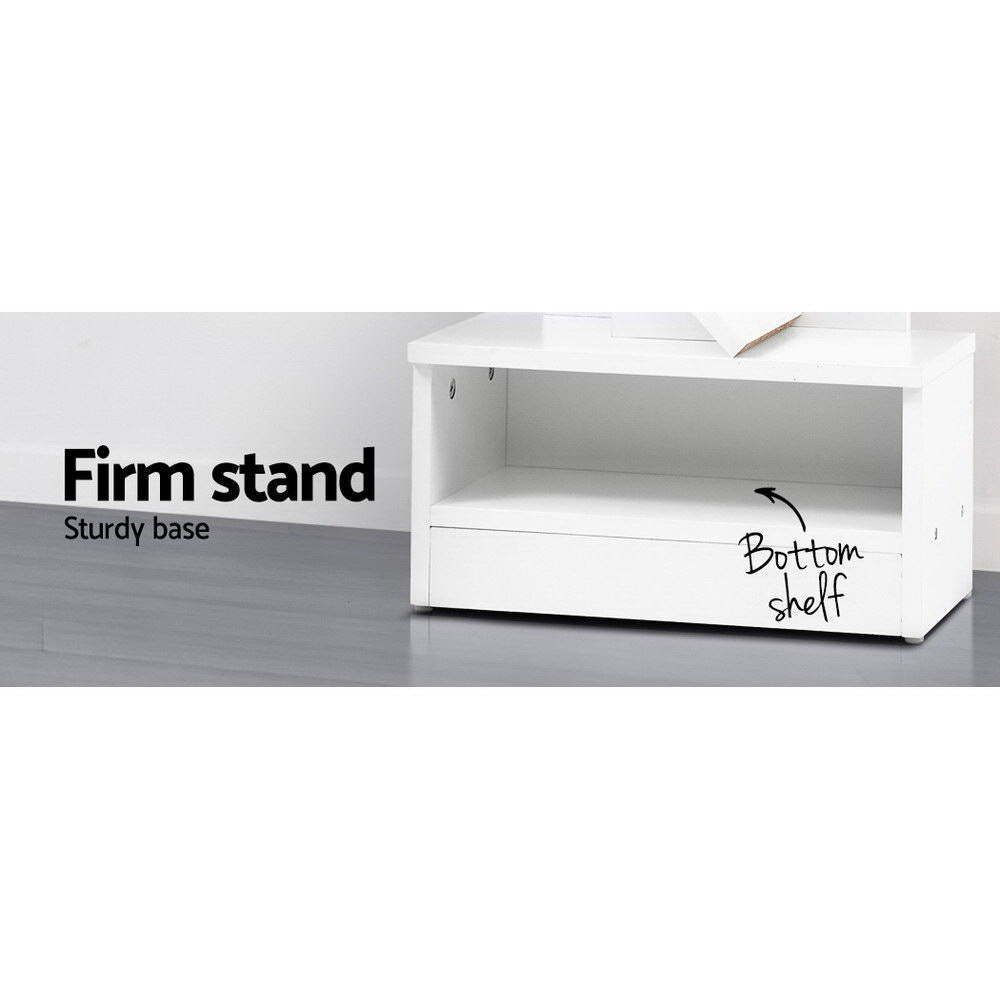 Artiss Tree Bookshelf 9 Tiers - ECHO White - Cosy Abode
