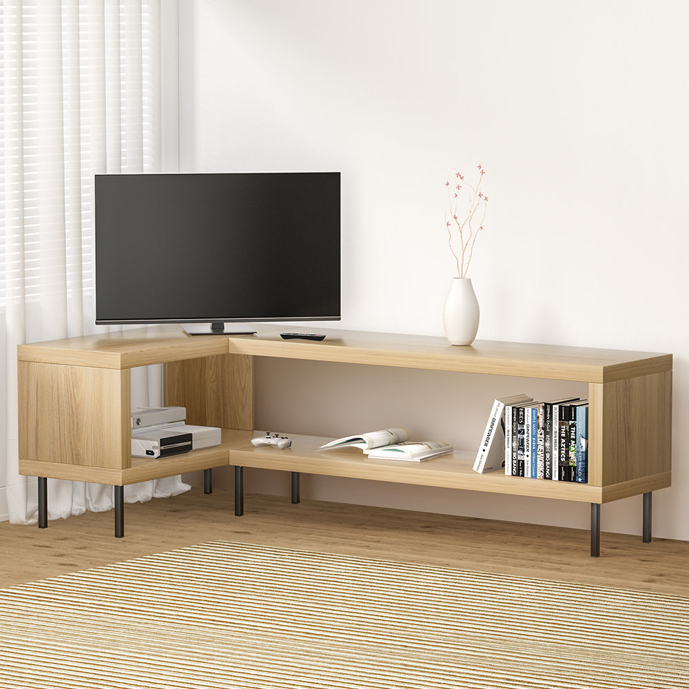 Artiss Entertainment Unit Corner TV Cabinet Storage Shelf Bevis - Cosy Abode
