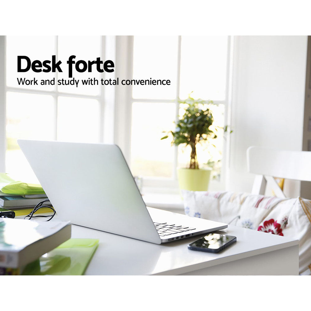 Artiss Computer Desk Drawer Cabinet White 100CM - Cosy Abode
