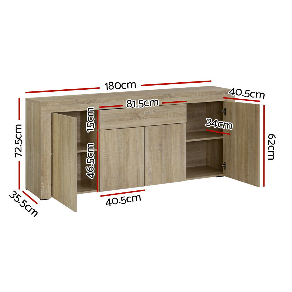 Artiss Buffet Sideboard - DANA Oak - Cosy Abode