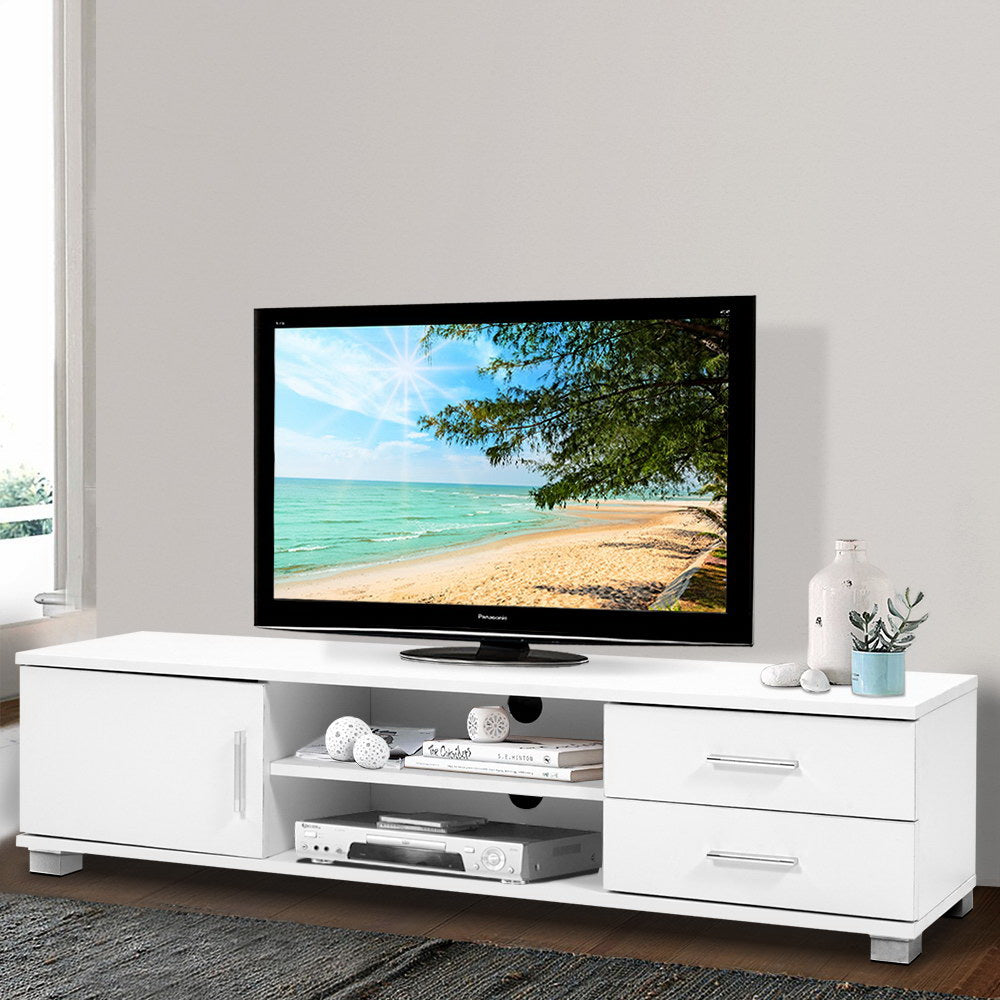 Artiss Entertainment Unit TV Cabinet 120cm White Dylan - Cosy Abode