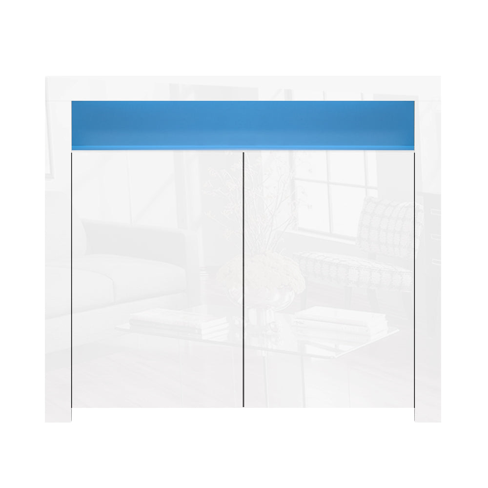 Artiss Buffet Sideboard LED - ARNO White - Cosy Abode