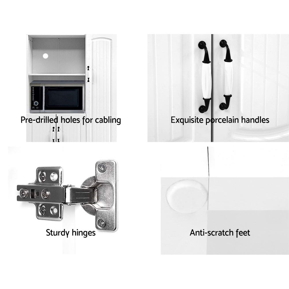 Artiss Buffet Sideboard - ARIA White - Cosy Abode