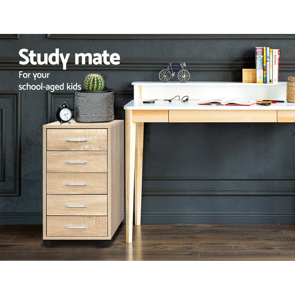 Artiss Filing Cabinet 5 Drawer Office Storage Organiser - Cosy Abode