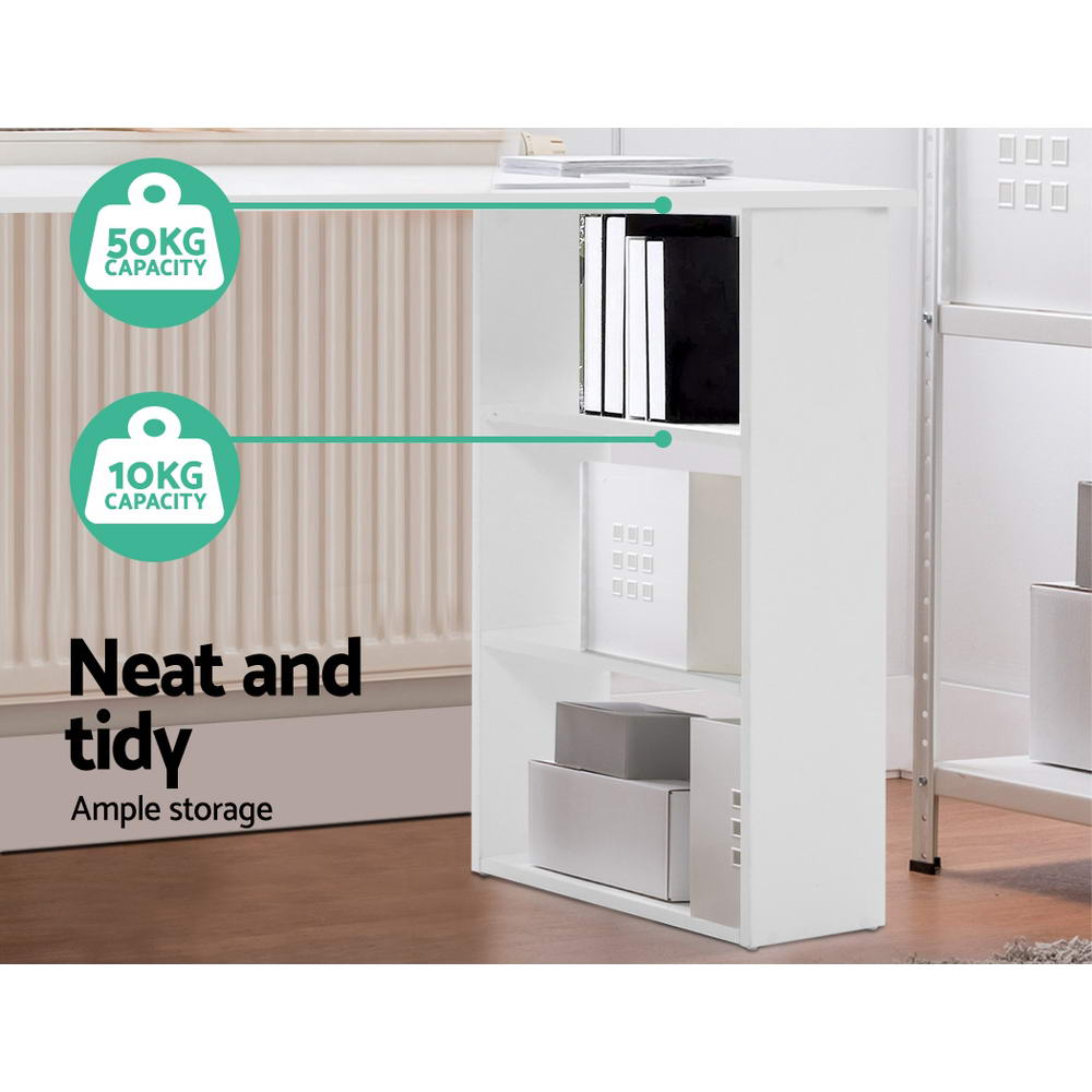 Artiss Computer Desk Drawer Shelf Cabinet White 120CM - Cosy Abode