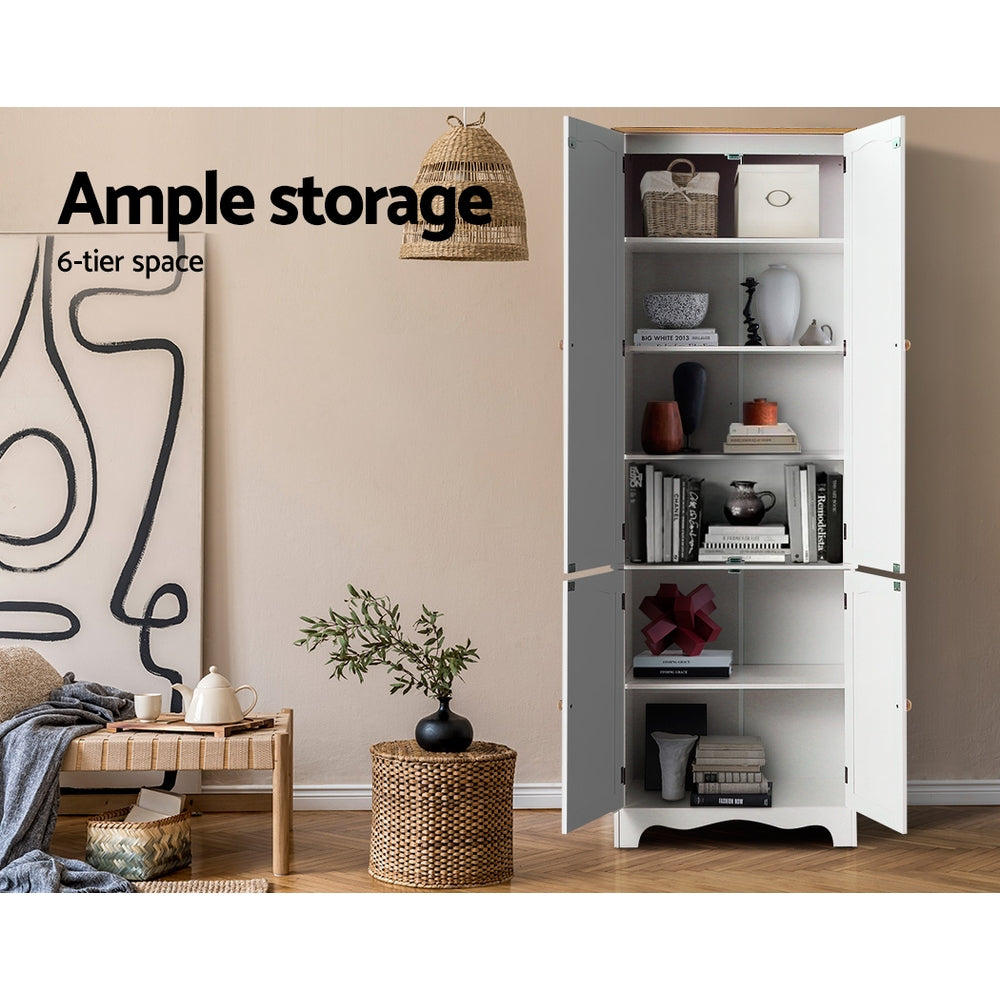 Artiss Buffet Sideboard 4 Doors - BERNE White - Cosy Abode
