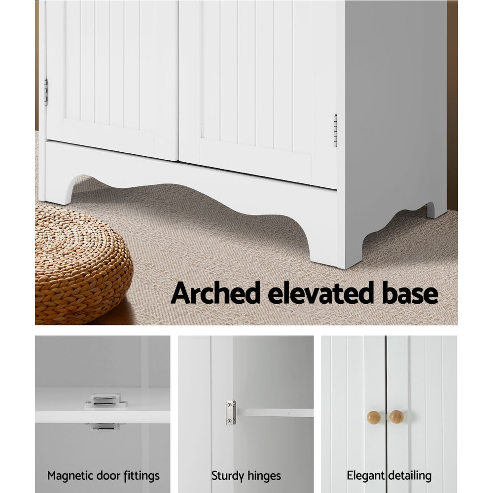 Artiss Buffet Sideboard 4 Doors - BERNE White - Cosy Abode