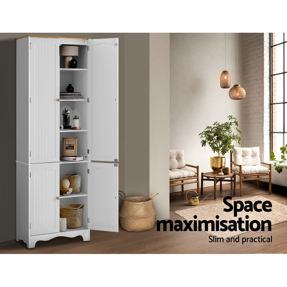 Artiss Buffet Sideboard 4 Doors - BERNE White - Cosy Abode
