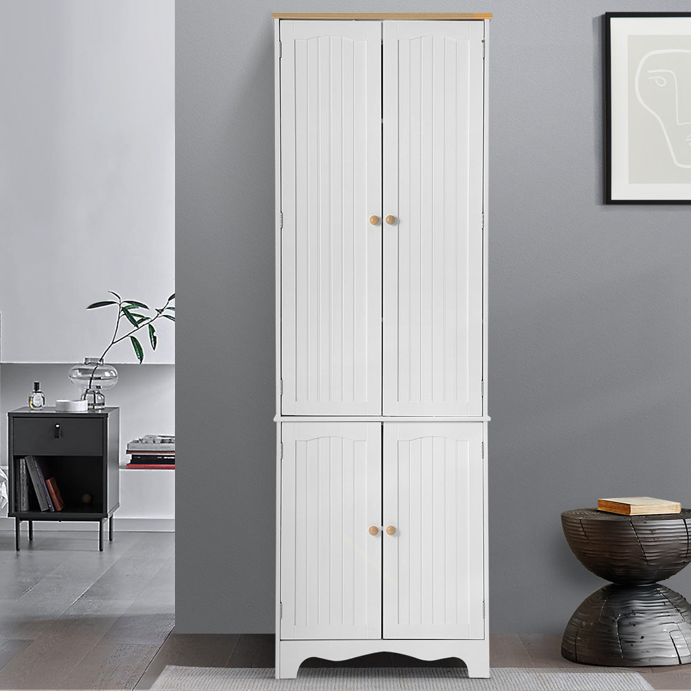 Artiss Buffet Sideboard 4 Doors - BERNE White - Cosy Abode