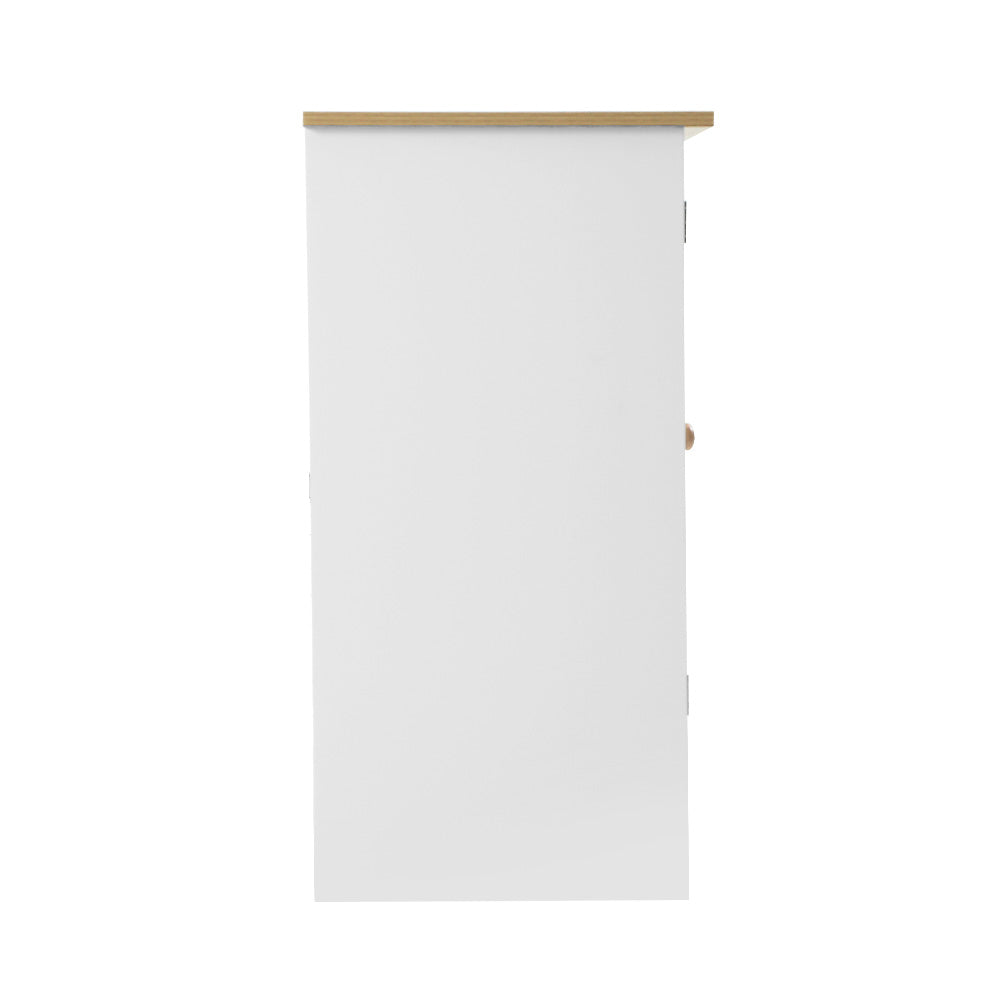 Artiss Buffet Sideboard 3 Doors - BERNE White - Cosy Abode