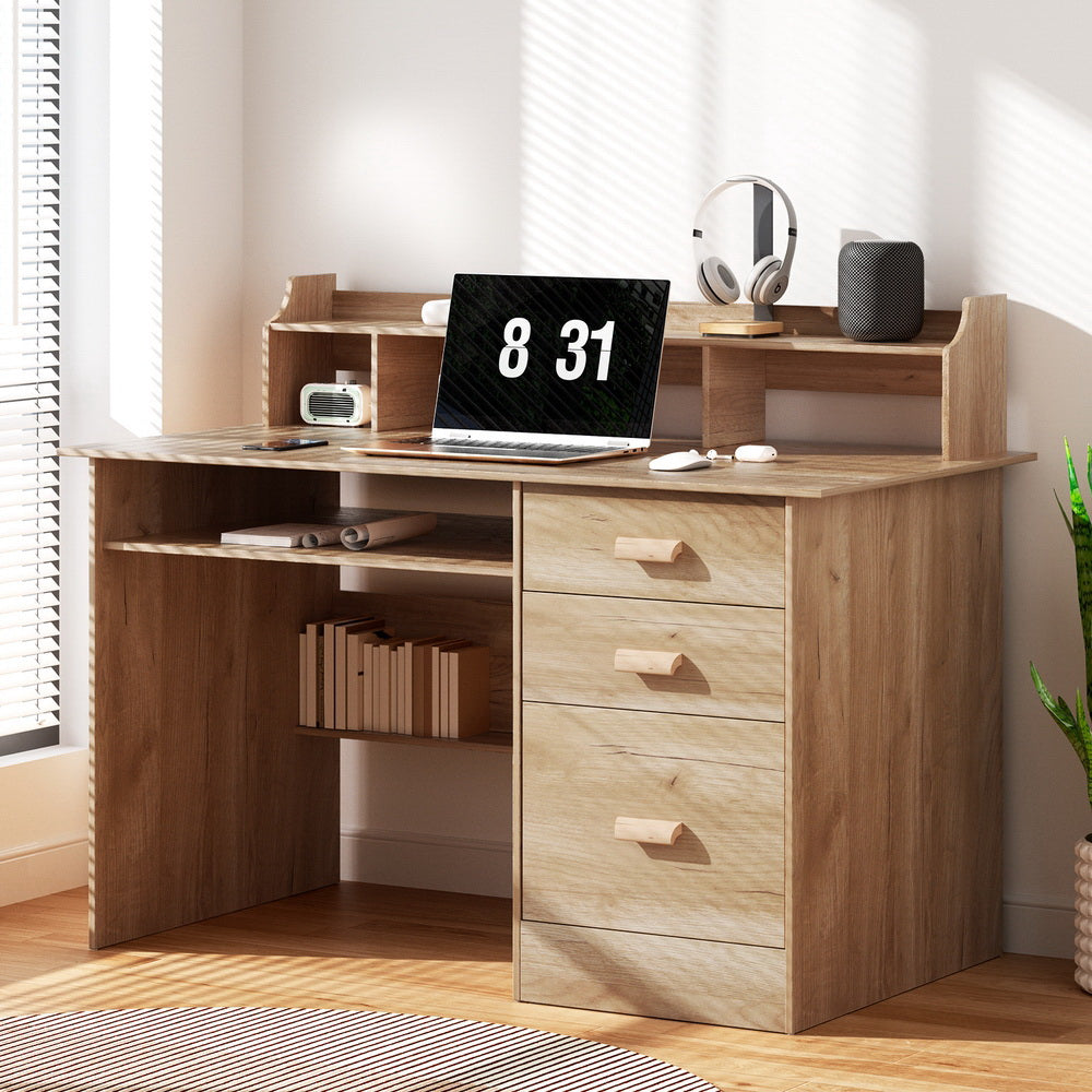 Artiss Computer Desk Office Study Desks Table Shelf Drawer - Cosy Abode