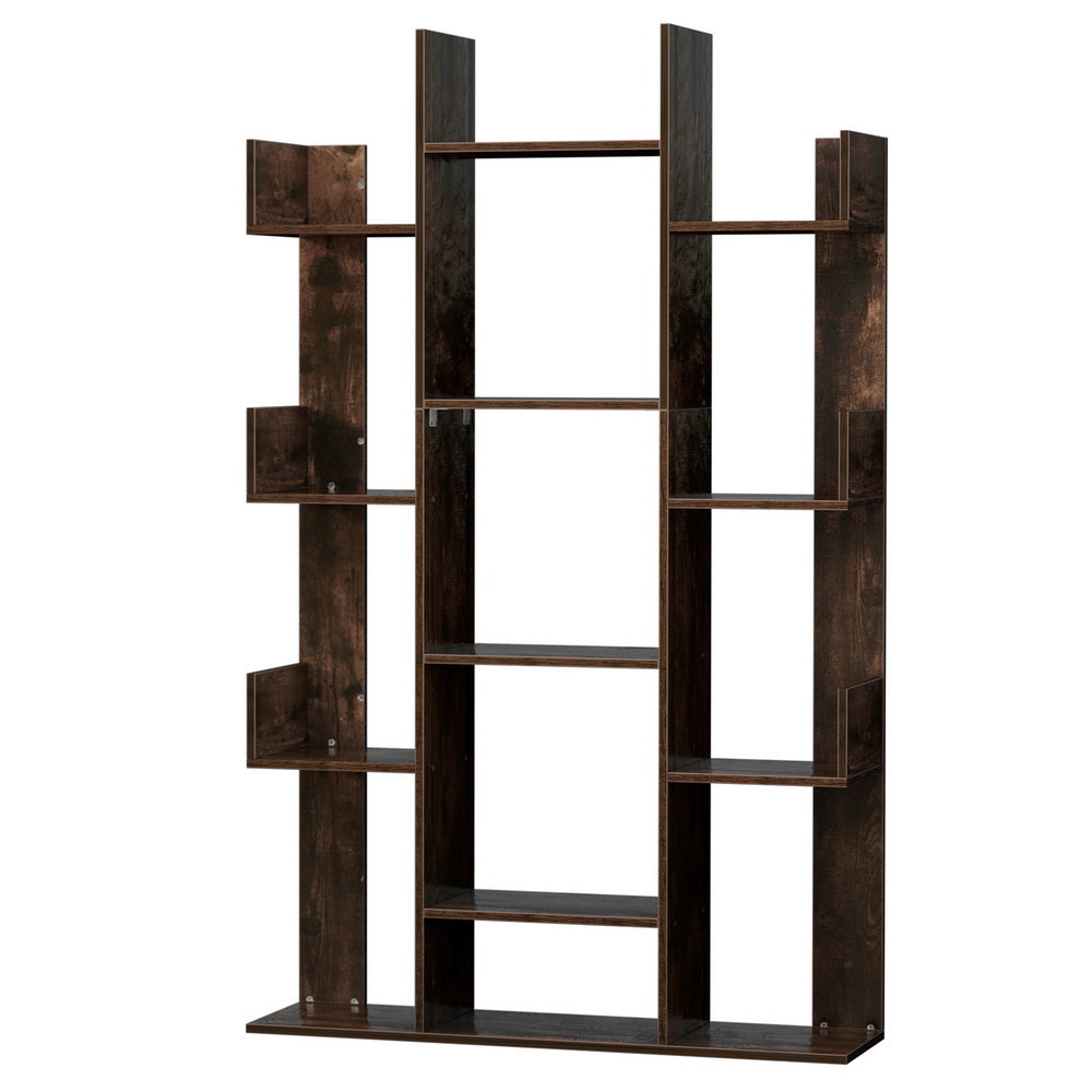 Artiss Tree-Shaped Bookshelf ROMI Walnut - Cosy Abode