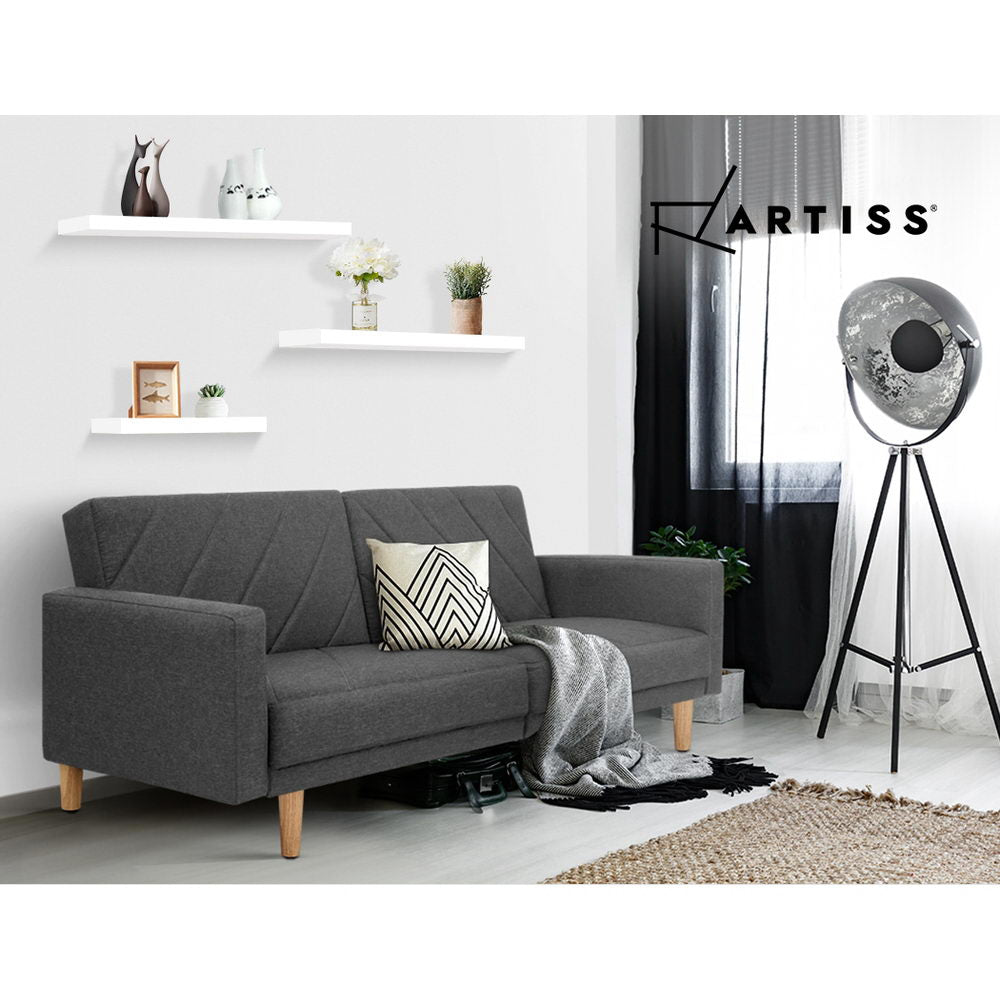 Artiss Floating Wall Shelf Set of 3 White - Cosy Abode