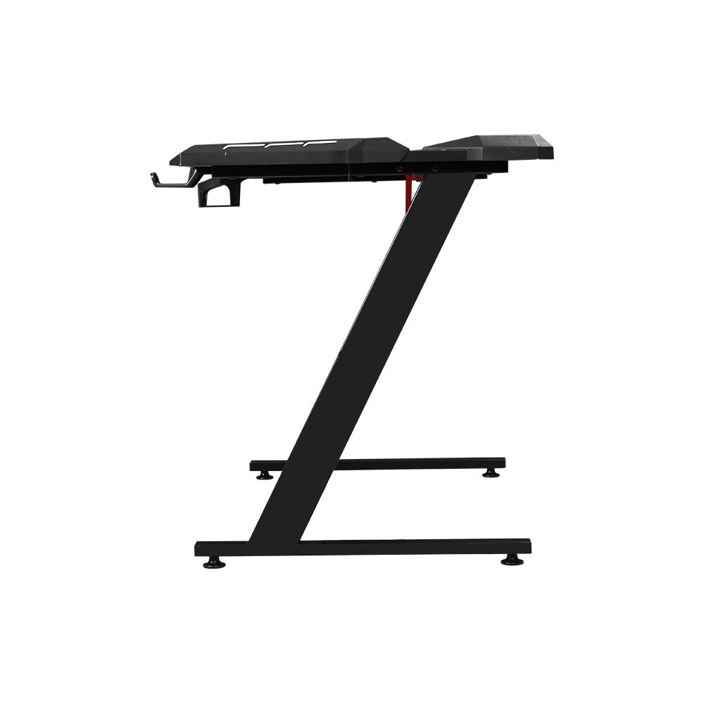 Artiss Gaming Desk Computer Desks LED Light 140CM - Cosy Abode