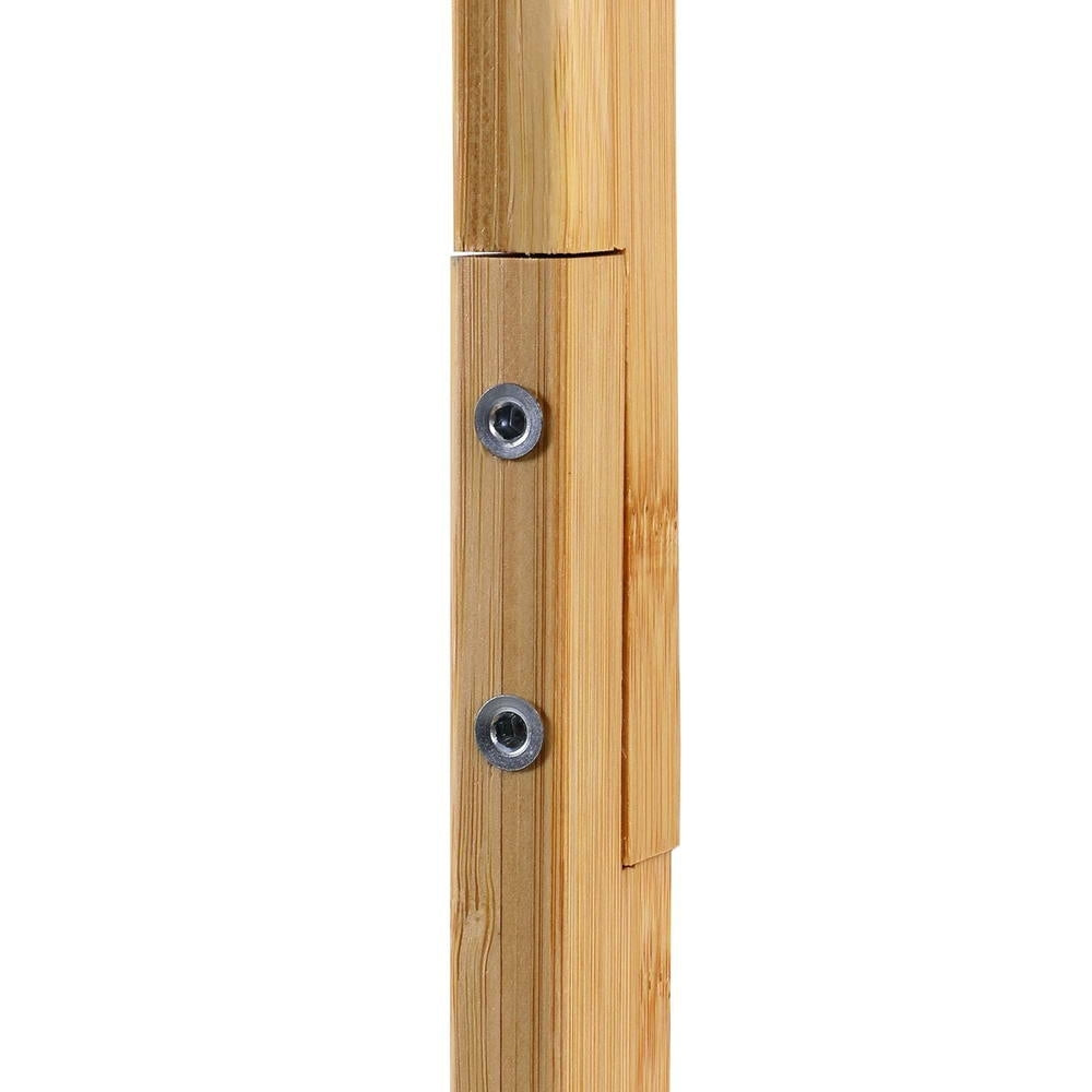 Artiss Clothes Rack Coat Stand 9 Hooks Tree Shelf Bamboo - Cosy Abode