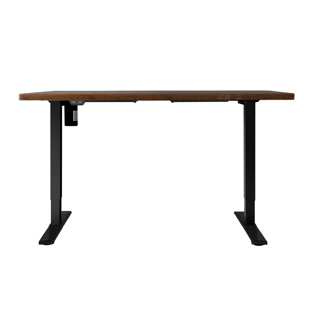 Artiss Standing Desk Motorised Rustic Brown 140CM - Cosy Abode