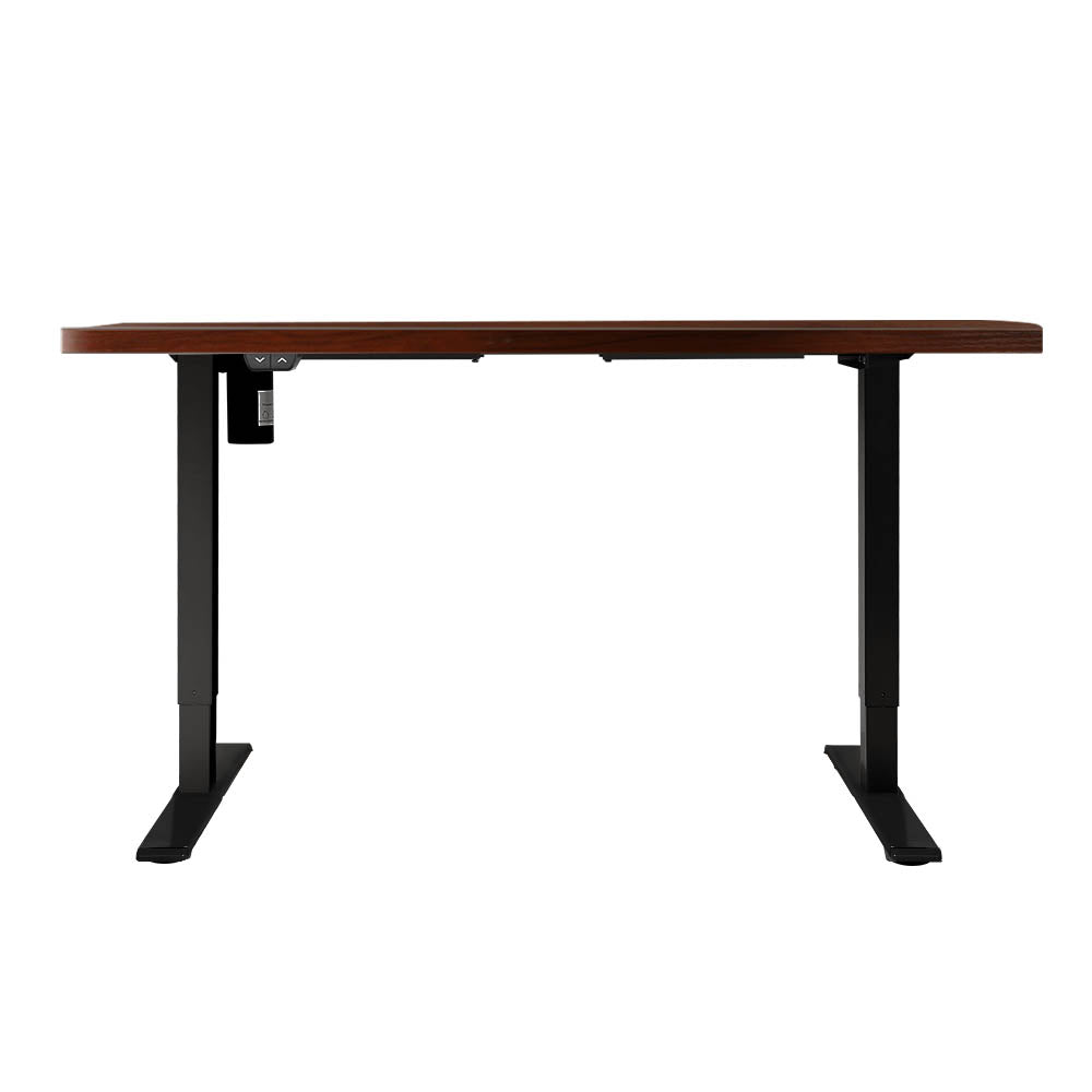 Artiss Standing Desk Motorised Walnut 120CM - Cosy Abode