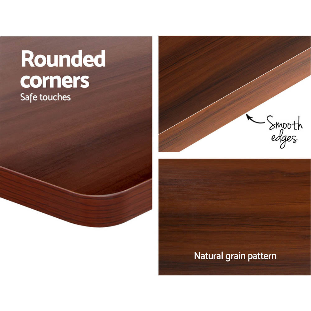 Artiss Standing Desk Motorised Walnut 120CM - Cosy Abode
