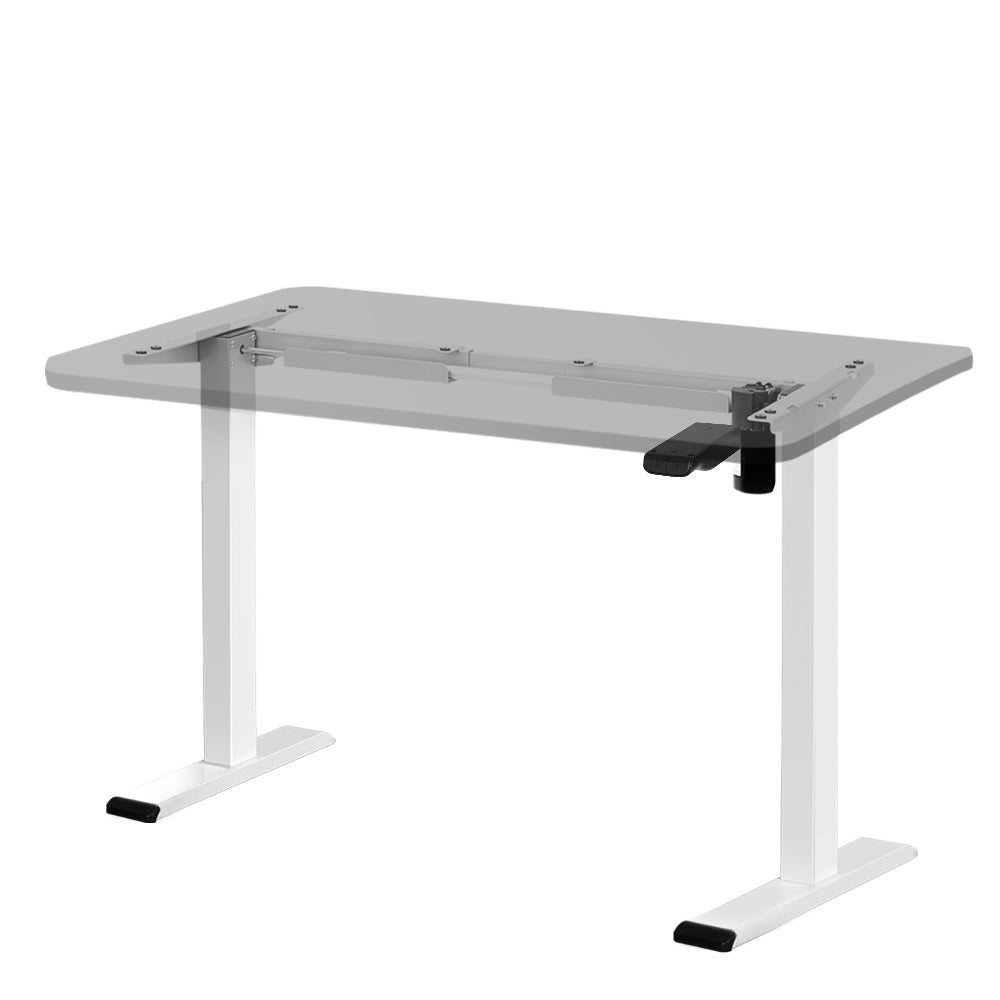 Artiss Standing Desk Frame Only Motorised White - Cosy Abode