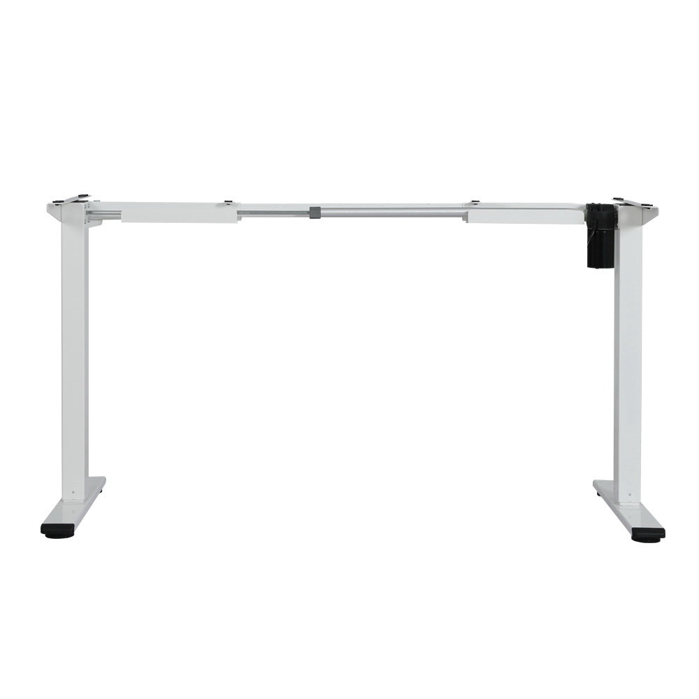 Artiss Standing Desk Frame Only Motorised White - Cosy Abode
