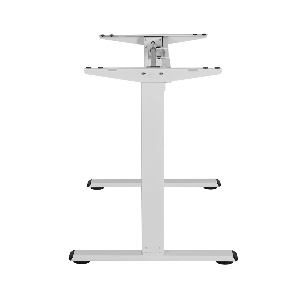 Artiss Standing Desk Frame Only Motorised White - Cosy Abode