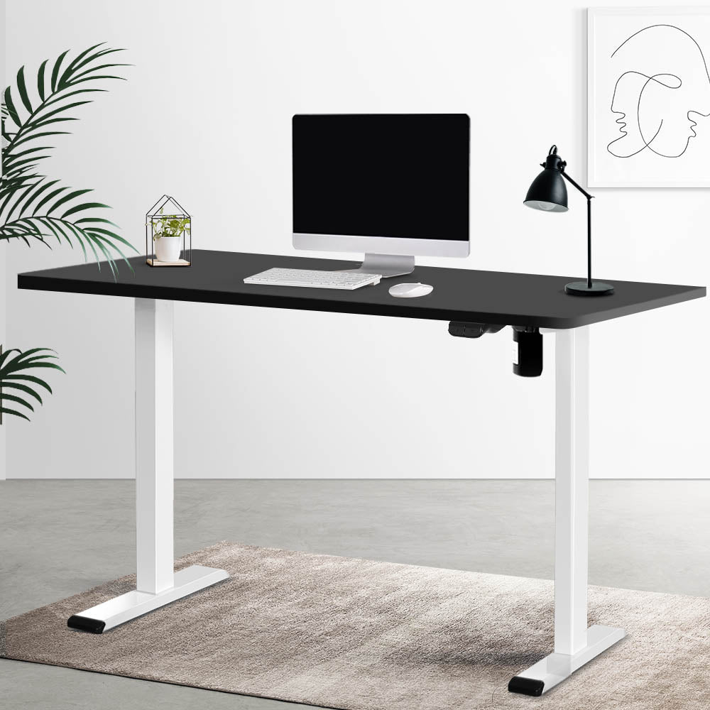 Artiss Standing Desk Motorised Sit Stand Desks Black 120CM - Cosy Abode