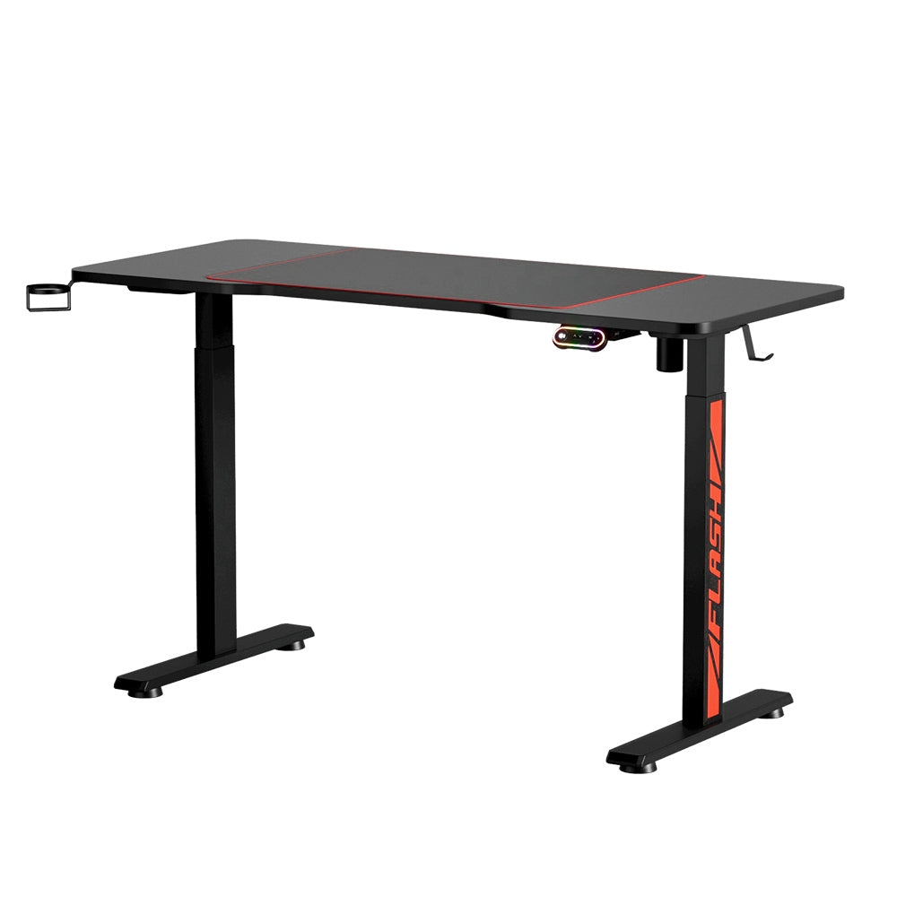 Artiss Standing Desk Motorised Gaming Desks Black 140CM - Cosy Abode