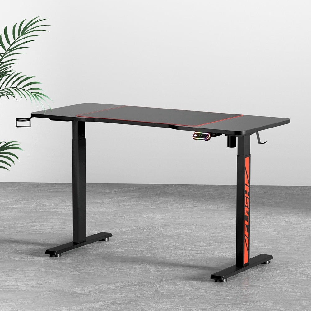 Artiss Standing Desk Motorised Gaming Desks Black 140CM - Cosy Abode