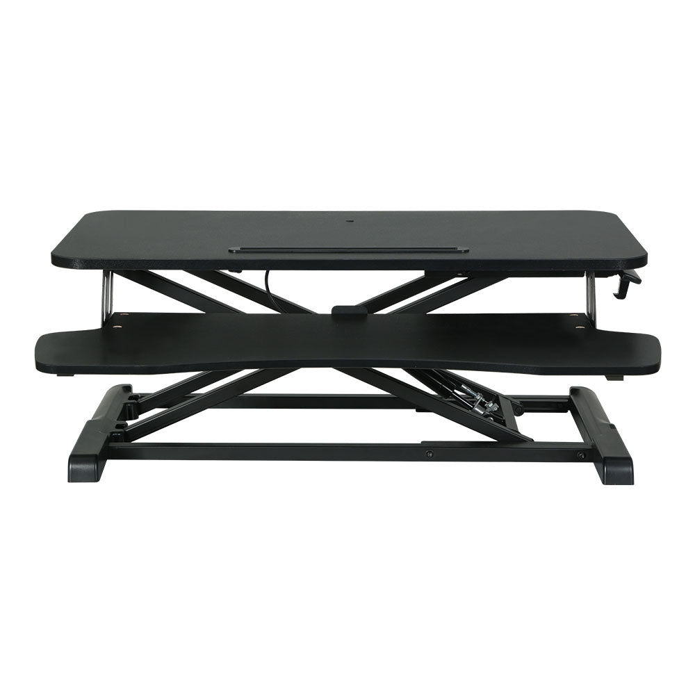 Artiss Standing Desk Riser Height Adjustable Black 80CM - Cosy Abode