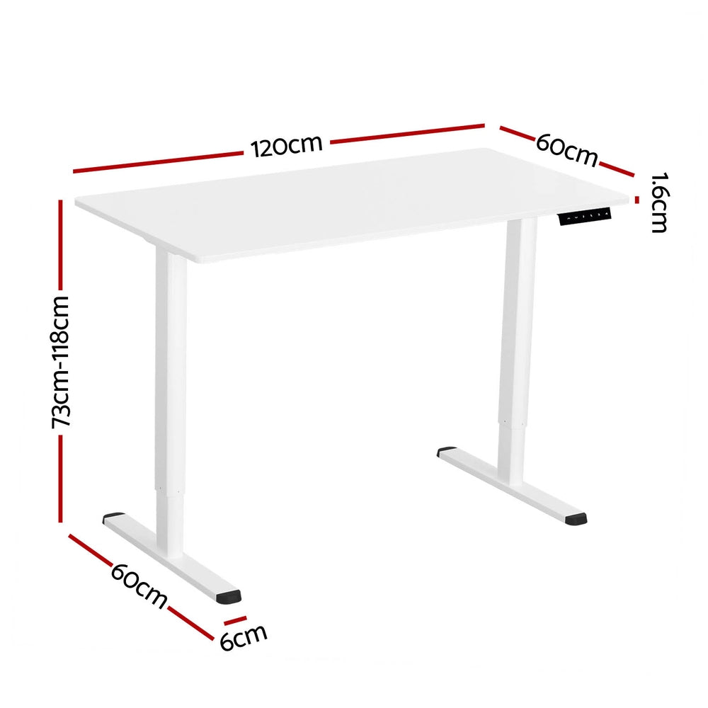 Artiss Electric Standing Desk Sit Stand Desks 120CM - Cosy Abode