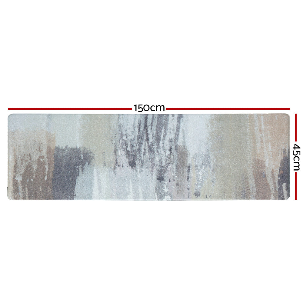 Artiss Kitchen Mat 45x150cm PVC Floor Rug Carpet Non-slip Lydia - Cosy Abode