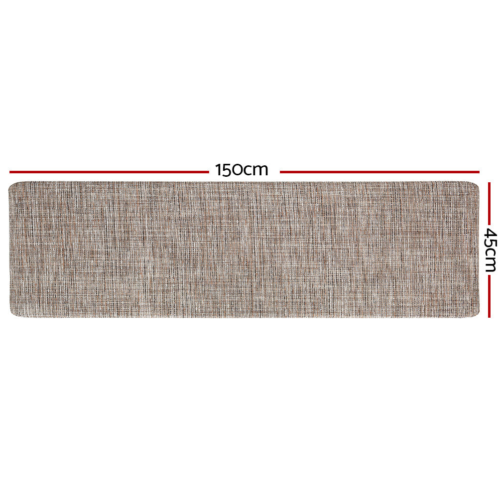 Artiss Kitchen Mat 45x150cm Textilene Floor Rug Carpet Non-slip - Cosy Abode
