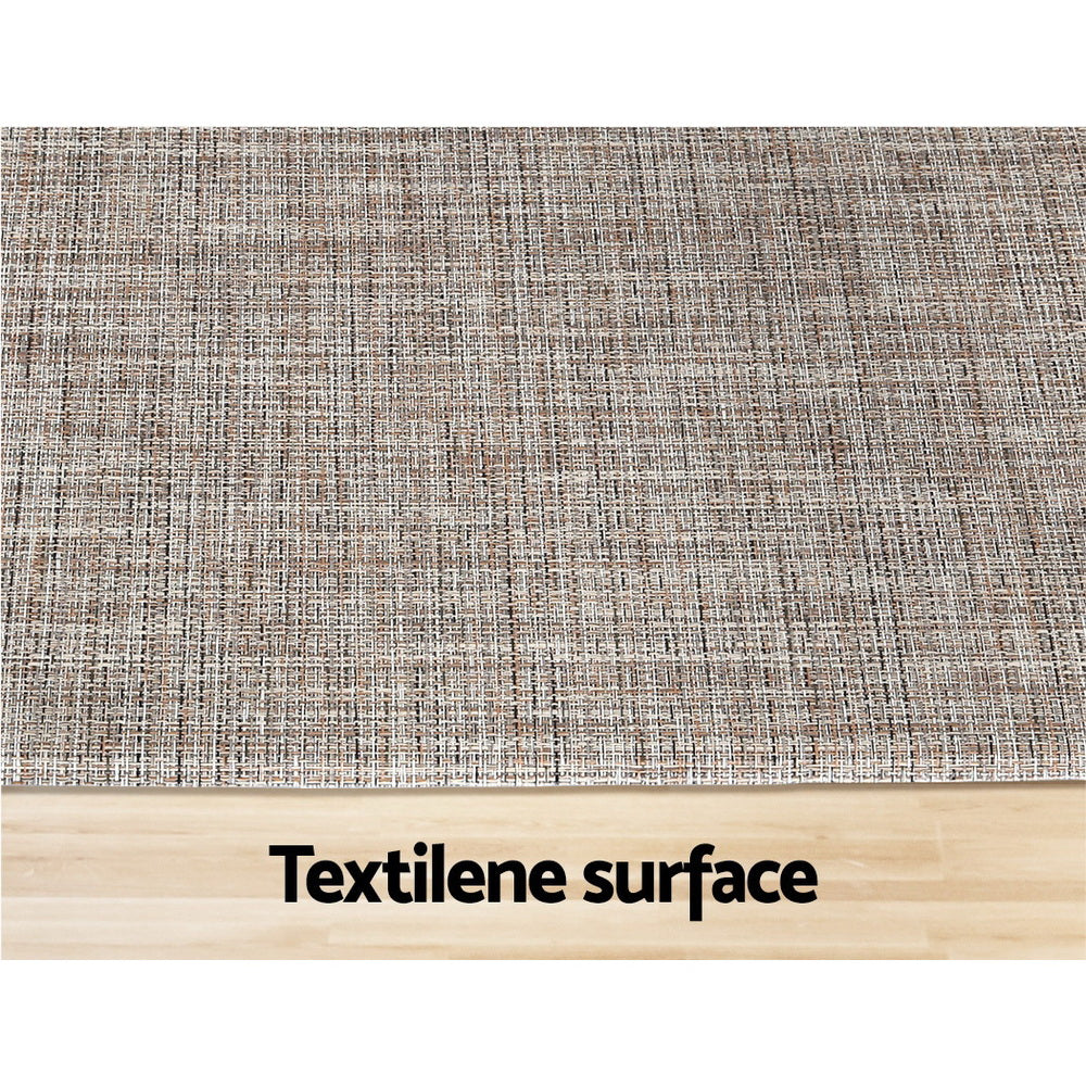 Artiss Kitchen Mat 45x150cm Textilene Floor Rug Carpet Non-slip - Cosy Abode