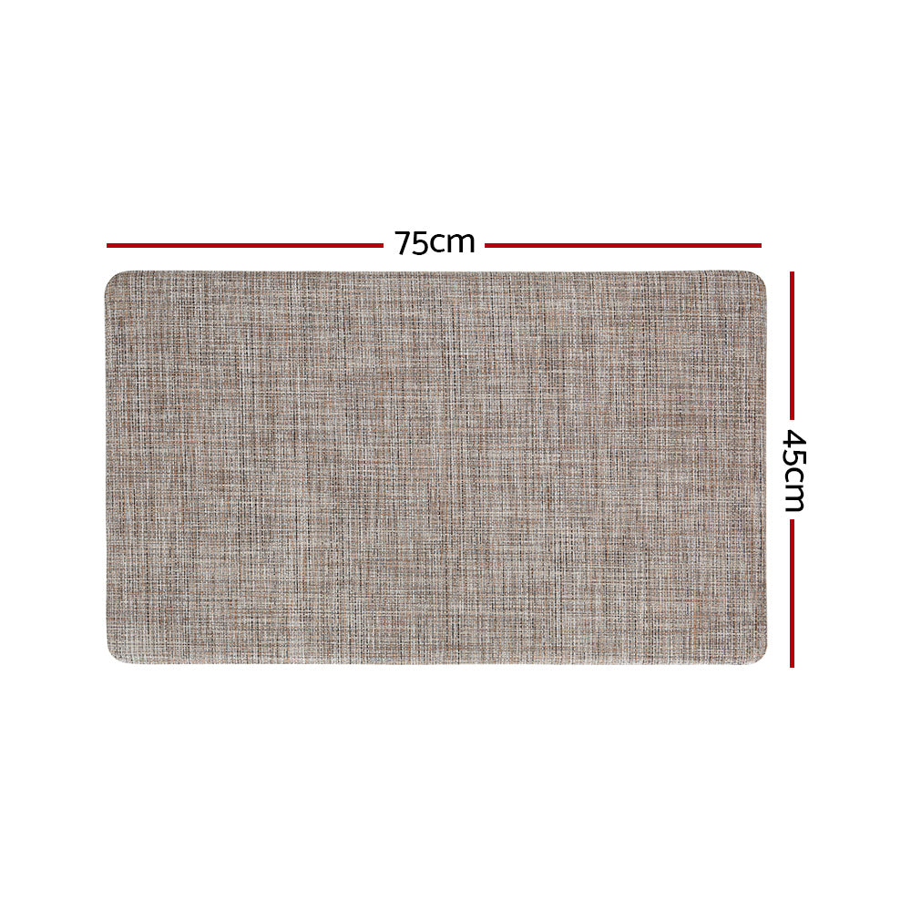 Artiss Kitchen Mat 45x75cm Textilene Floor Rug Carpet Non-slip - Cosy Abode