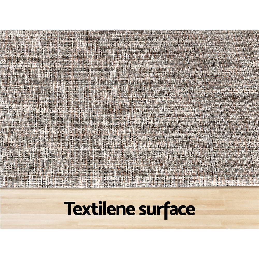 Artiss Kitchen Mat 45x75cm Textilene Floor Rug Carpet Non-slip - Cosy Abode