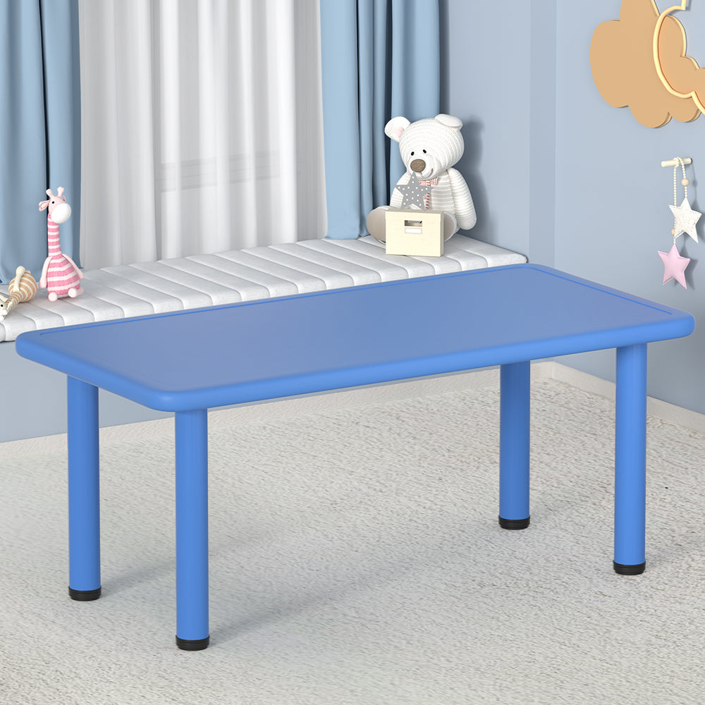 Keezi Kids Table Plastic Square Activity Study Desk 60X120CM - Cosy Abode
