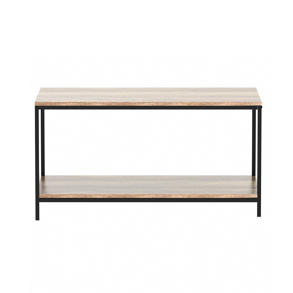 Artiss Coffee Table Rectangular 93CM Walnut Olin - Cosy Abode