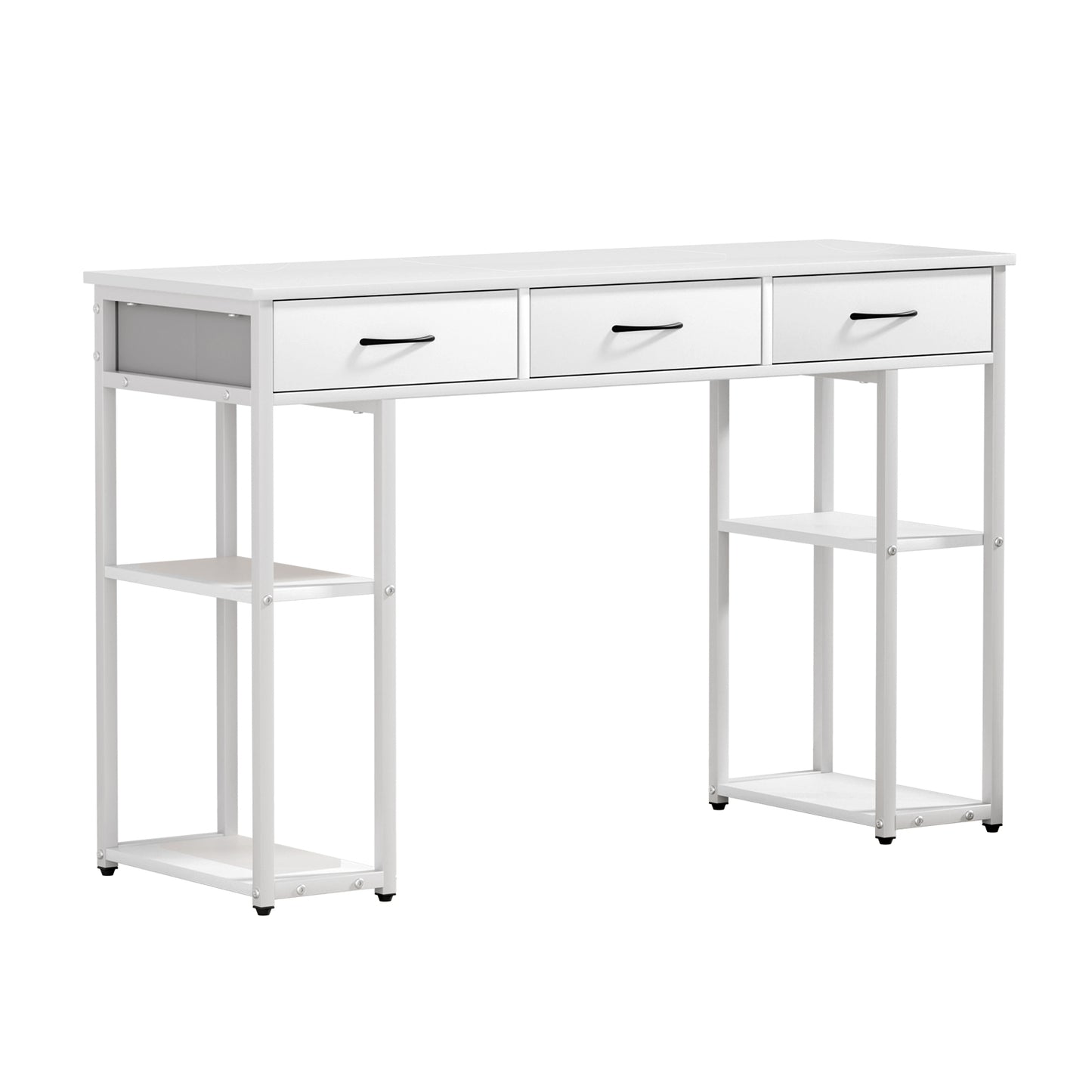 Artiss Computer Desk Drawer Shelves Study Table 120CM White - Cosy Abode