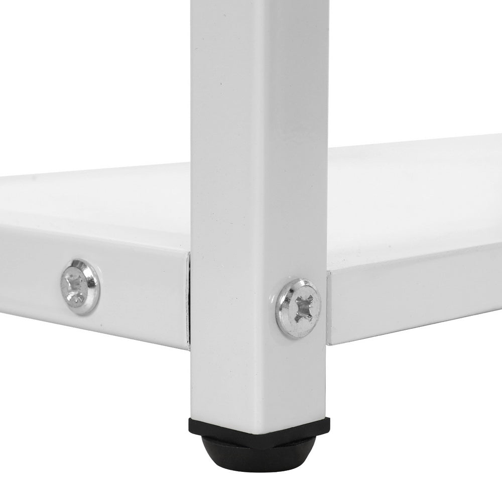 Artiss Computer Desk Drawer Shelves Study Table 120CM White - Cosy Abode
