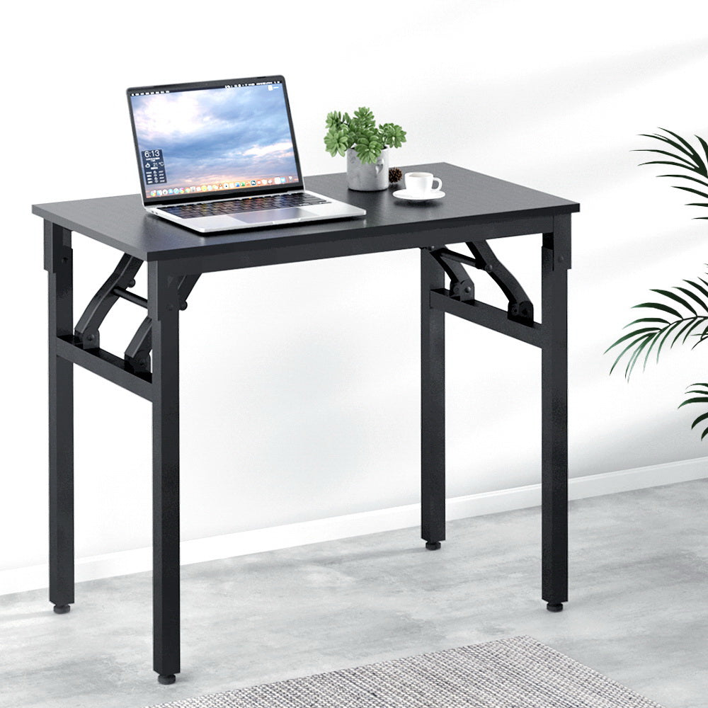 Artiss Computer Desk Foldable Balck 80CM - Cosy Abode