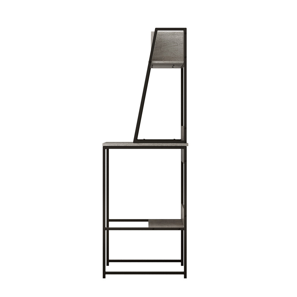 Artiss Laptop Desk & Bookshelf Storage Unit Grey 100CM - Cosy Abode