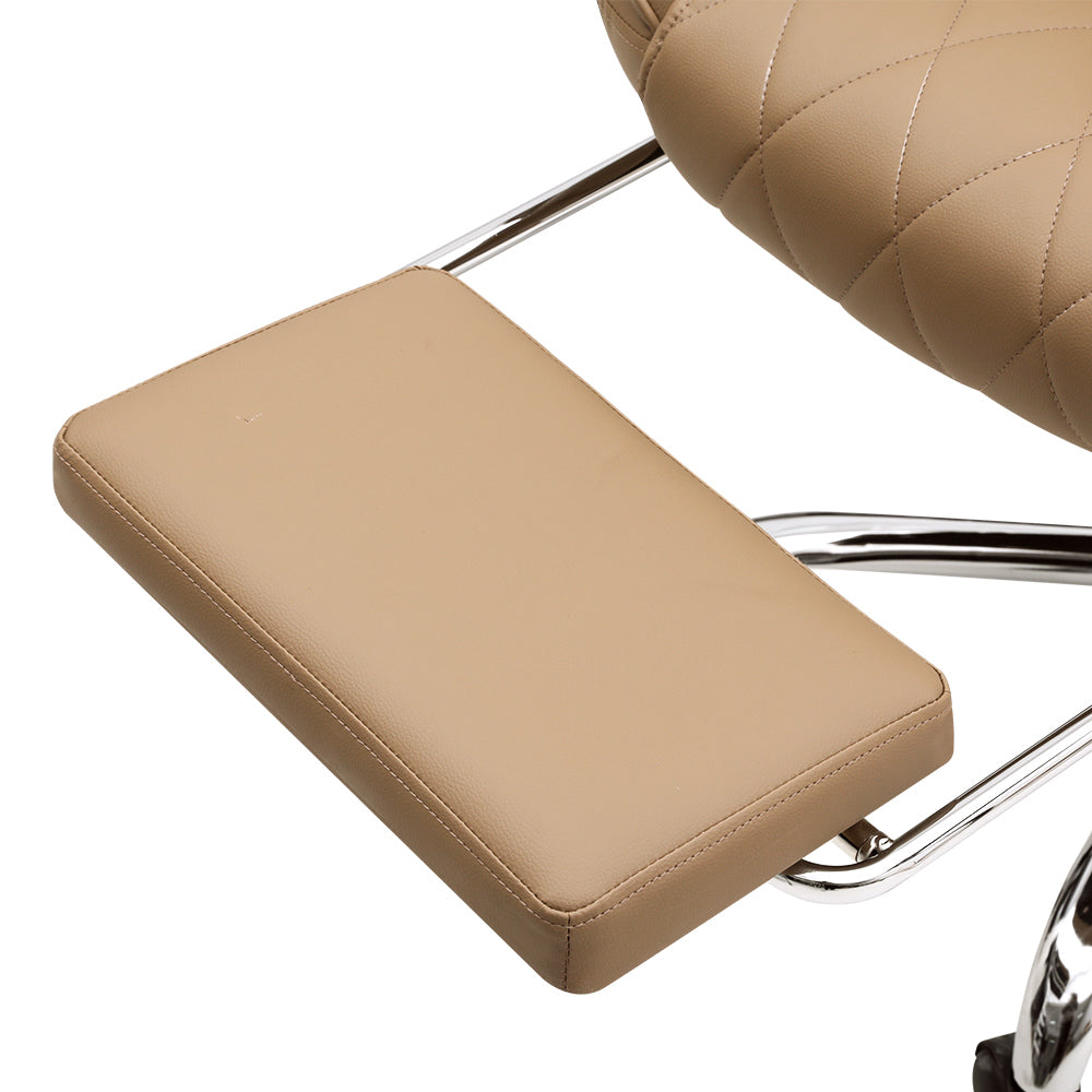 Artiss Executive Office Chair Leather Footrest Espresso - Cosy Abode