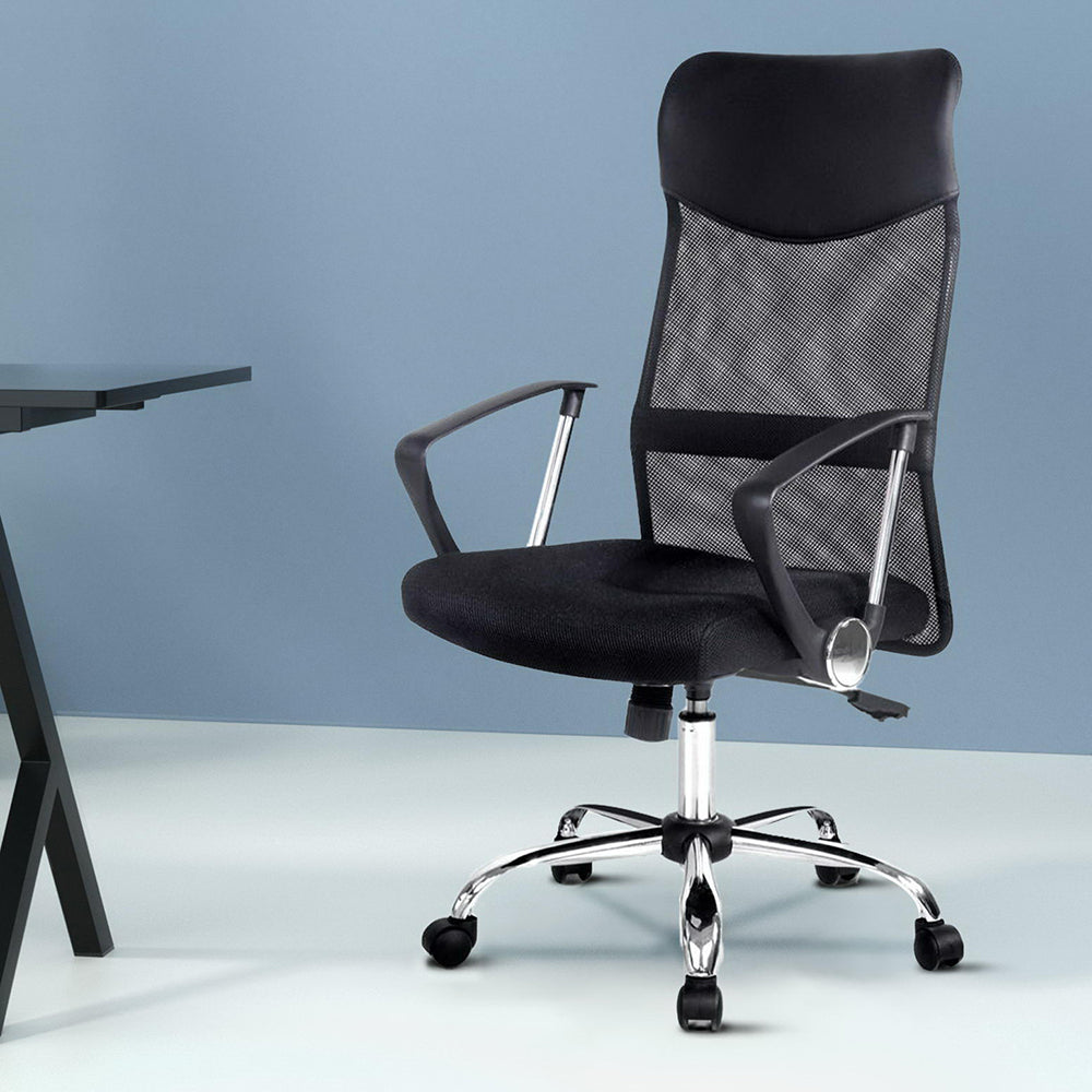 Artiss Mesh Office Chair High Back Black - Cosy Abode