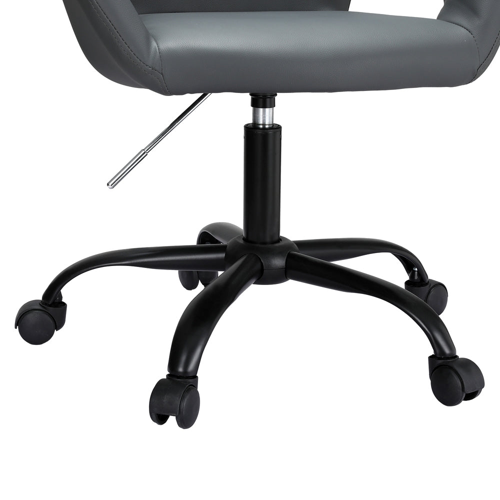 Artiss Office Chair Mid Back Grey - Cosy Abode