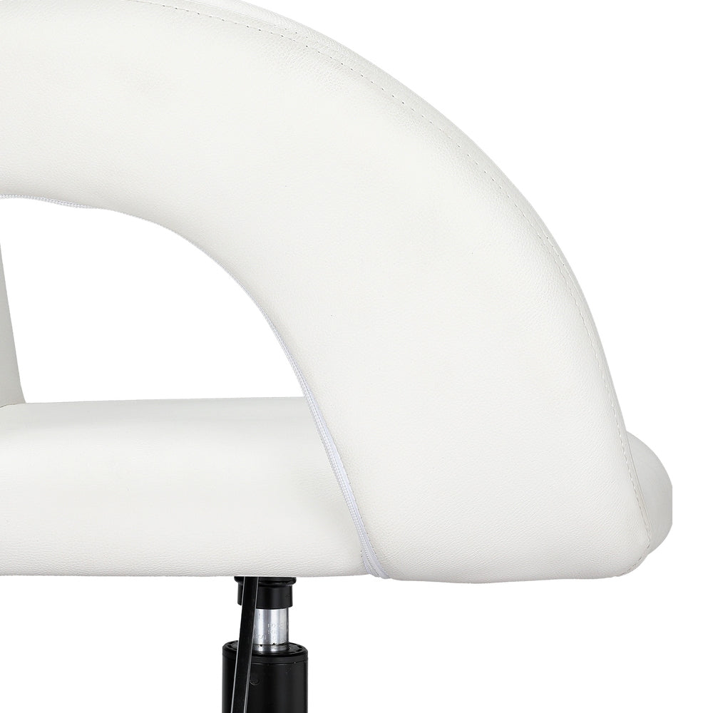 Artiss Office Chair Mid Back White - Cosy Abode